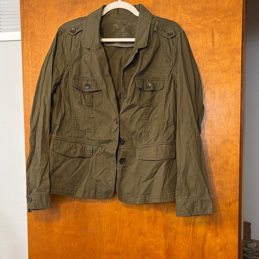 Sonoma Olive Utility Jacket